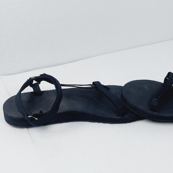 Teva Girls' Black Original Universal Slim Sports Slingback Sandals Size US 8 - Picture 3 of 8